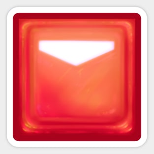 Beat Saber - Custom Colors - Summer Sherbert Orange Red - Block Cube Sticker